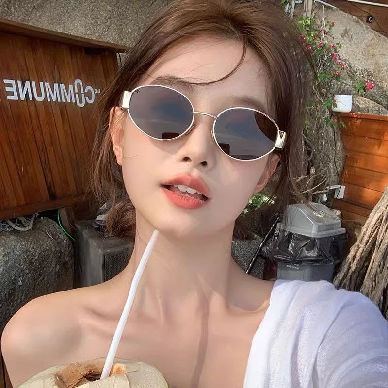Fashion Oval Simple Literary S - огляд і ціна Sunglasses Cat Eye